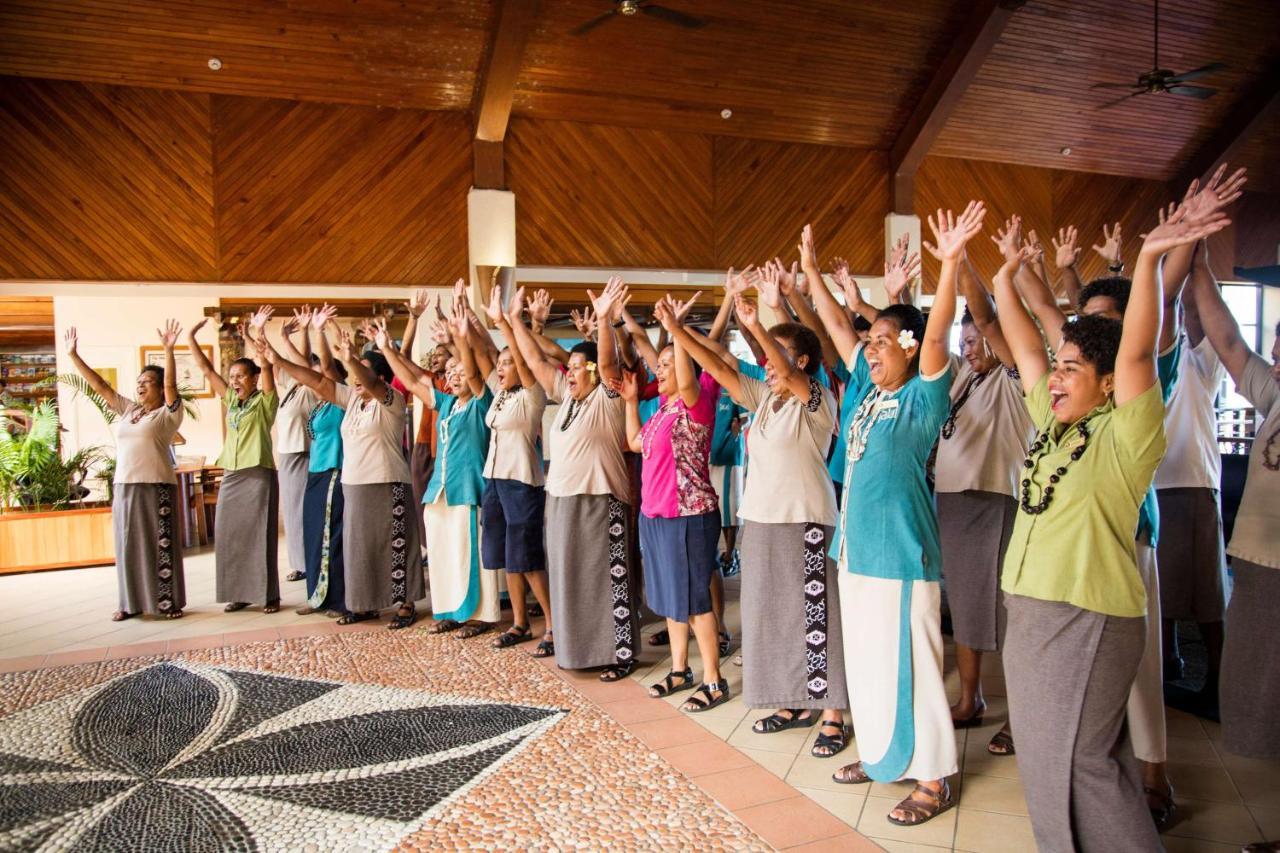 Outrigger Fiji Beach Resort Korotogo Bagian luar foto A group of women from the Free Wesleyan Church of Tonga