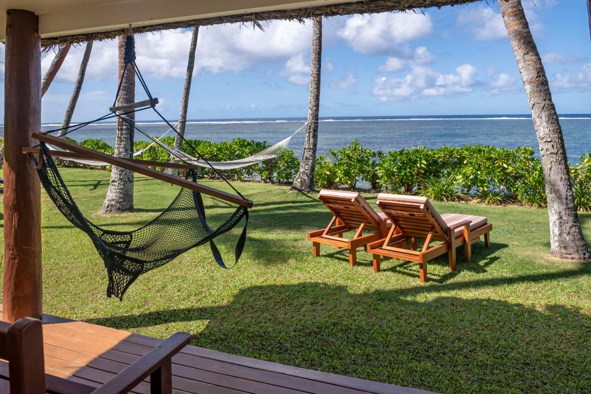 Outrigger Fiji Beach Resort Korotogo Bagian luar foto View from a bungalow